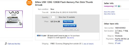 &New USB 128G 128GB Flash Memory Pen Stick Thumb Drive&