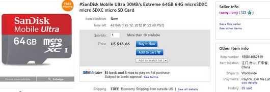 SanDisk Mobile Ultra 30MB s Extreme 64GB 64G microSDXC micro SDXC micro SD Card
